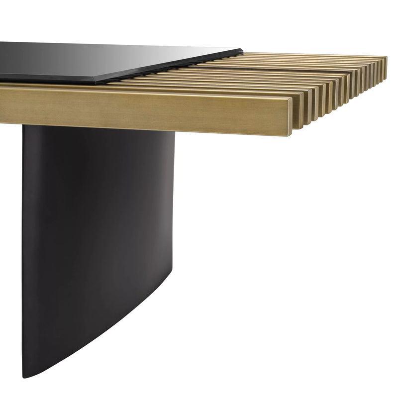 Brass Industrial Coffee Table | Eichholtz Vauclair