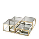 Brass Coffee Table Set (4) | Eichholtz Callum