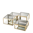 Brass Coffee Table Set (4) | Eichholtz Callum