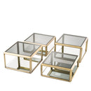 Brass Coffee Table Set (4) | Eichholtz Callum