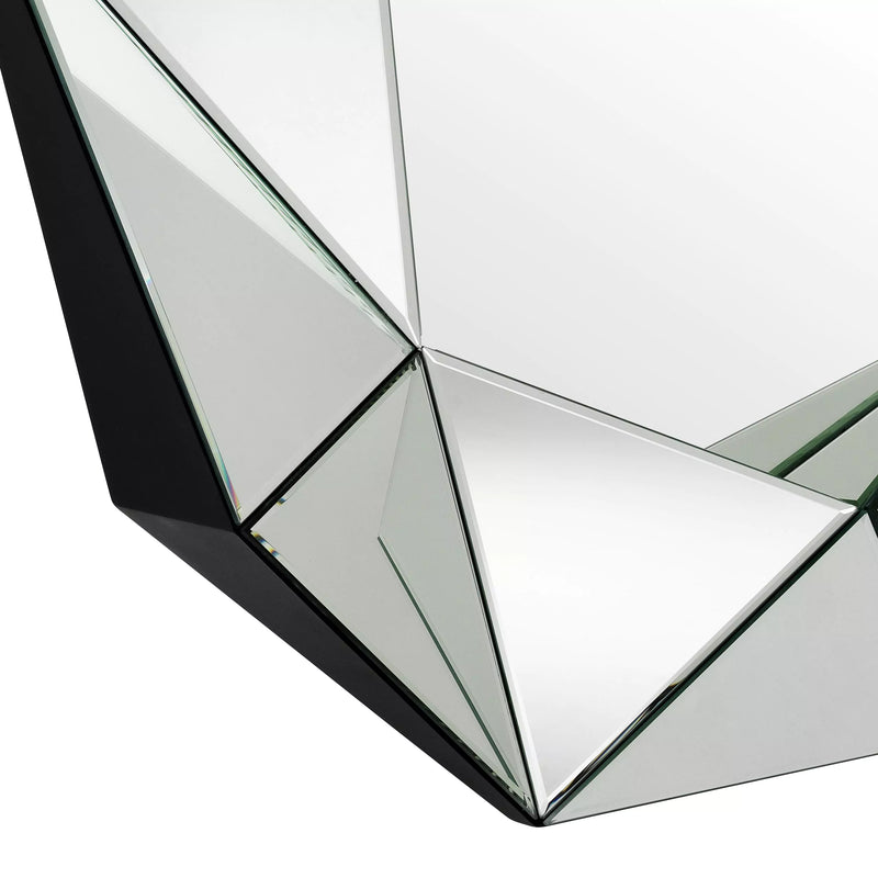 3D Faceted Triangles Mirror | Eichholtz Del Ray