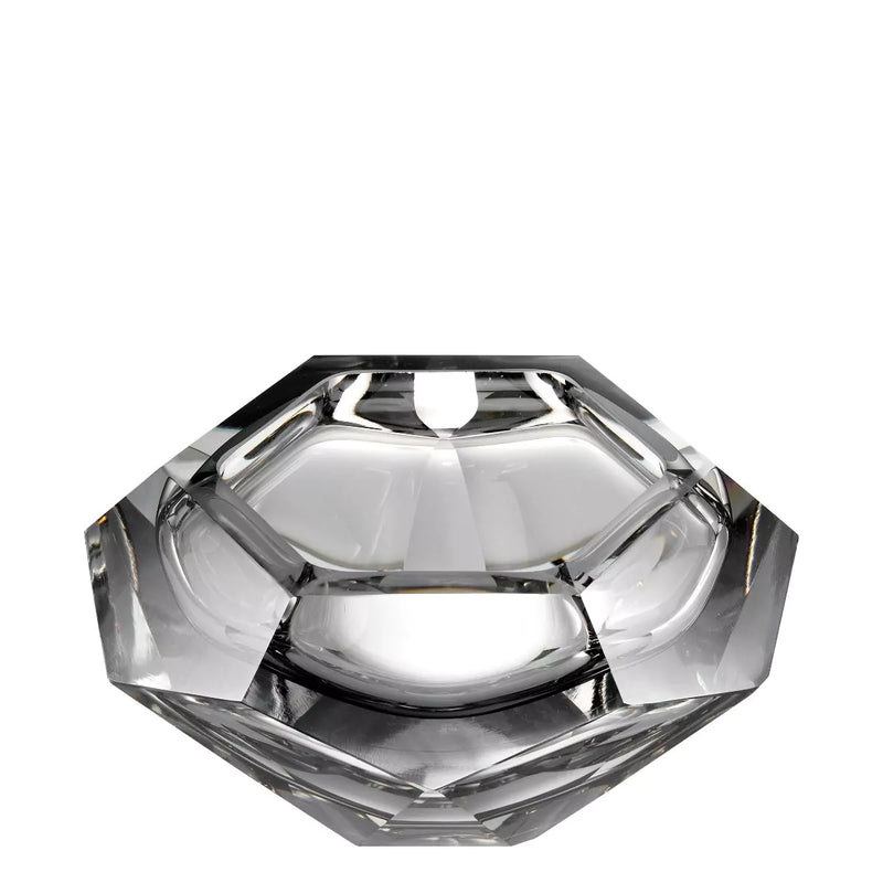 Gray Crystal Glass Bowl | Eichholtz Las Hayas