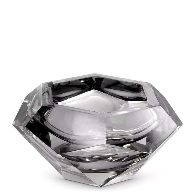 Gray Crystal Glass Bowl | Eichholtz Las Hayas