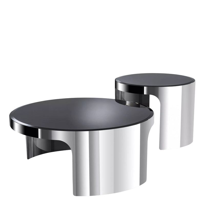 Silver Nesting Coffee Table Set Of 2 | Eichholtz Piemonte