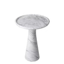 White Marble Side Table | Eichholtz Pompano Low