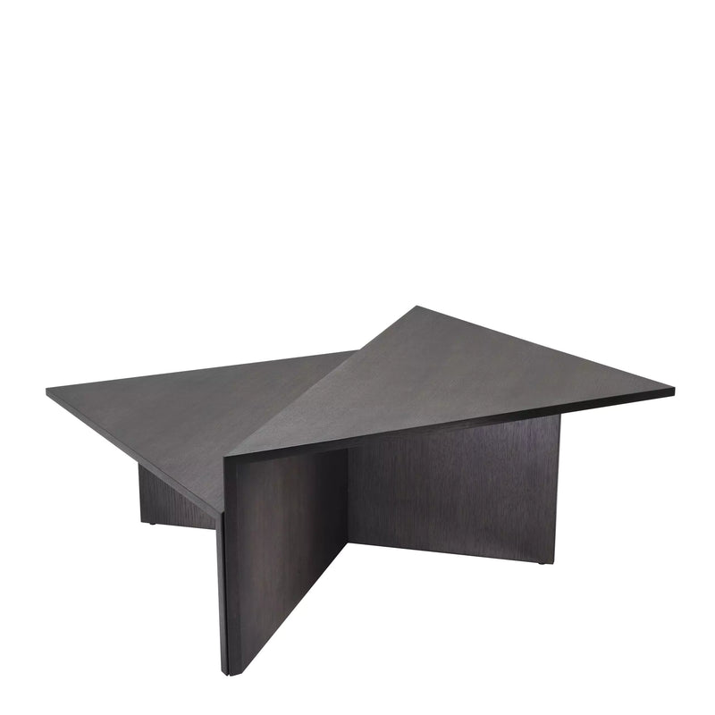 Dark Brown Triangular Coffee Table | Eichholtz Fulham