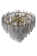 Smoked Glass Layered Chandelier | Eichholtz CHANDELIER VERBIER S