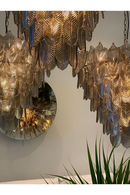 Smoked Glass Layered Chandelier | Eichholtz CHANDELIER VERBIER S