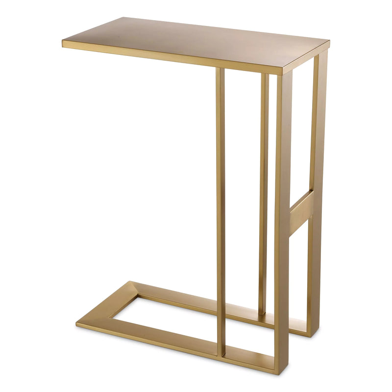 Brass C-Shaped Side Table | Eichholtz Pierre