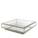 Brass Pedestal Coffee Table | Eichholtz Tortona L