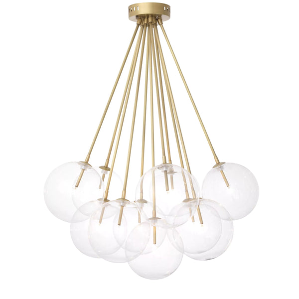Brass 11-Light Globe Ceiling Lamp | Eichholtz Molecule