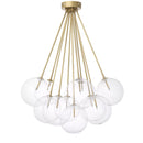 Brass 11-Light Globe Ceiling Lamp | Eichholtz Molecule