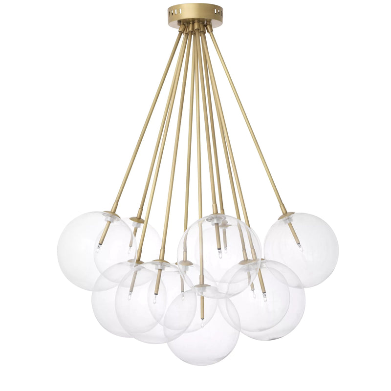 Brass 11-Light Globe Ceiling Lamp | Eichholtz Molecule