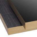 Brass Stacked Coffee Table | Eichholtz Shelton