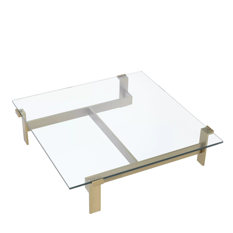 Brass Geometric Coffee Table | Eichholtz Maxim