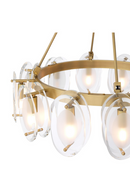Brass Bevelled Glass Chandelier | Eichholtz CHANDELIER SUBLIME