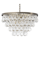Brass Glass Drop Chandelier | Eichholtz  CHANDELIER BOLZANO