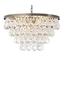 Brass Glass Drop Chandelier | Eichholtz  CHANDELIER BOLZANO