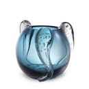 Blue Handblown Glass Vase | Eichholtz Sianluca S