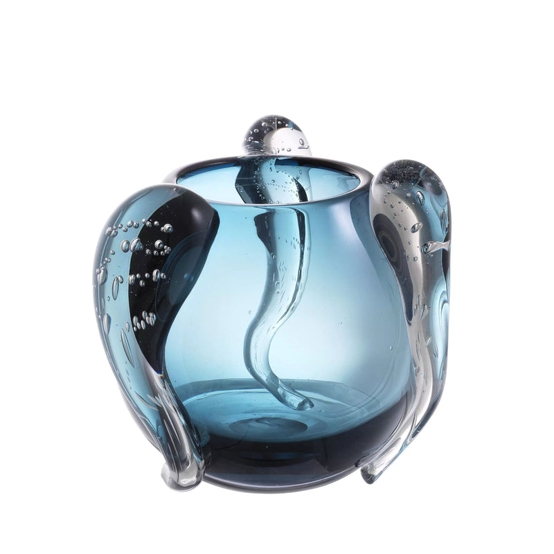 Blue Handblown Glass Vase | Eichholtz Sianluca S