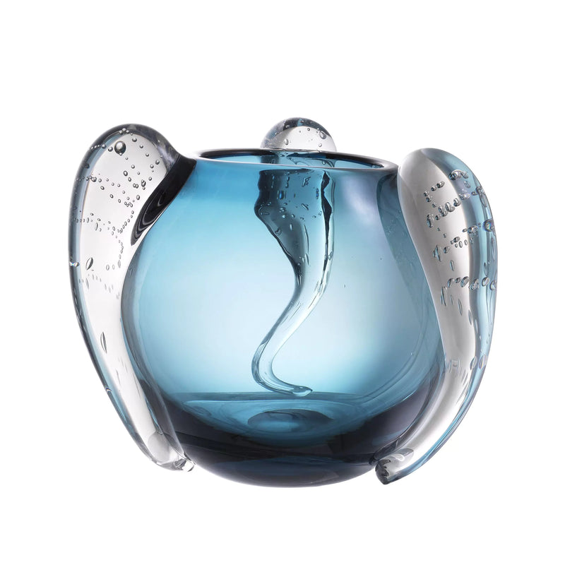 Blue Handblown Glass Vase | Eichholtz Sianluca S