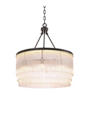 Bronze Glass Layered Chandelier | Eichholtz CHANDELIER HECTOR S