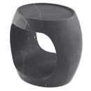 Black Marble Round Side Table | Eichholtz Clipper Low