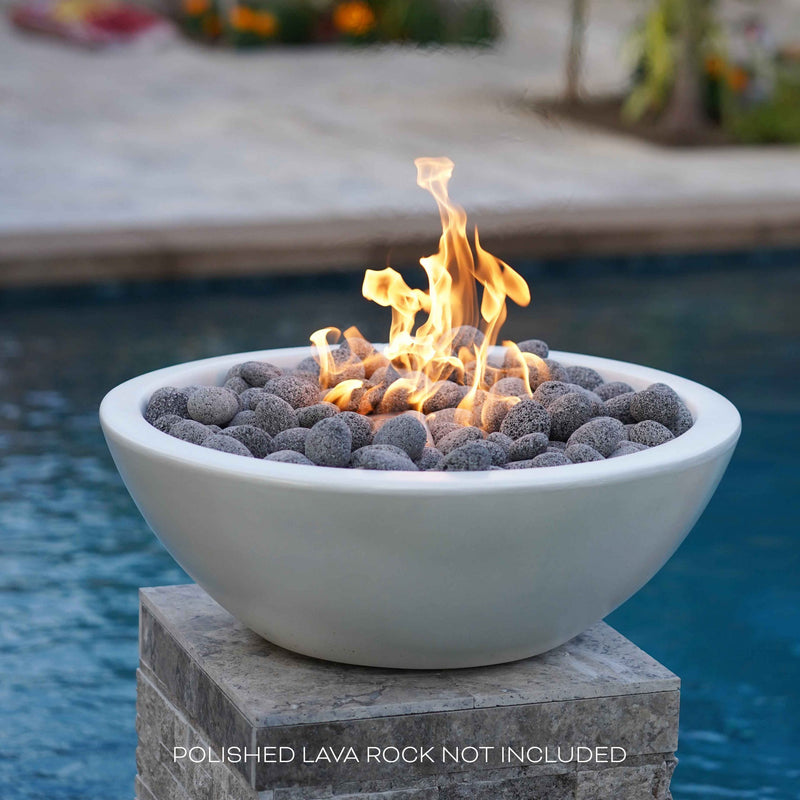 The Outdoor Plus - Sedona GFRC Concrete Round Fire Bowl 27"