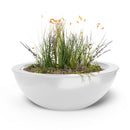 The Outdoor Plus - Sedona Powder Coated Steel Round Planter Bowl 27"