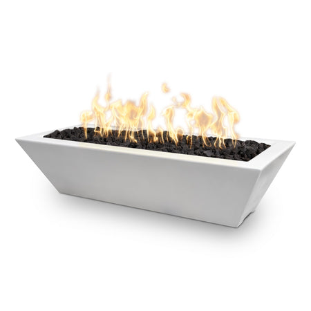 The Outdoor Plus Linear Maya GFRC Concrete Fire Bowl 48