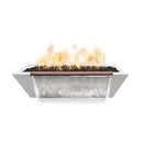 The Outdoor Plus - Linear Maya GFRC Concrete Fire & Water Bowl 48"