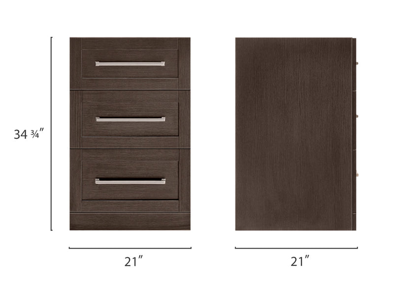 Home Bar 3-Drawer Cabinet - 21