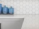 Super White Glass Hexagon Tile (11-Pack)