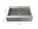 36in Farmhouse Sink (including bottom grid)