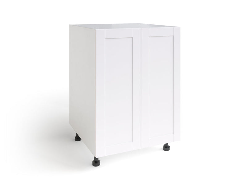 Home Grey Two Door Base Cabinet