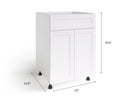 Home White Sink Cabinet