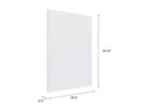 Home White 39.4" Island Side Panel