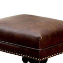 Vaugh Traditional Style Ottoman