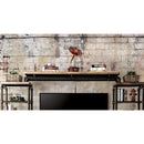 Kebbyll Industrial Bridge, Antique Black/Natural Tone