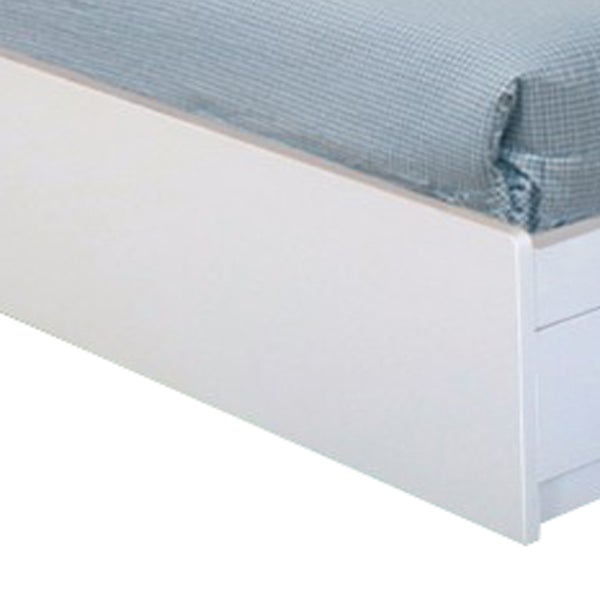 Luxurious Twin Size Chest Bed With 3 Storage Drawers, White Finish