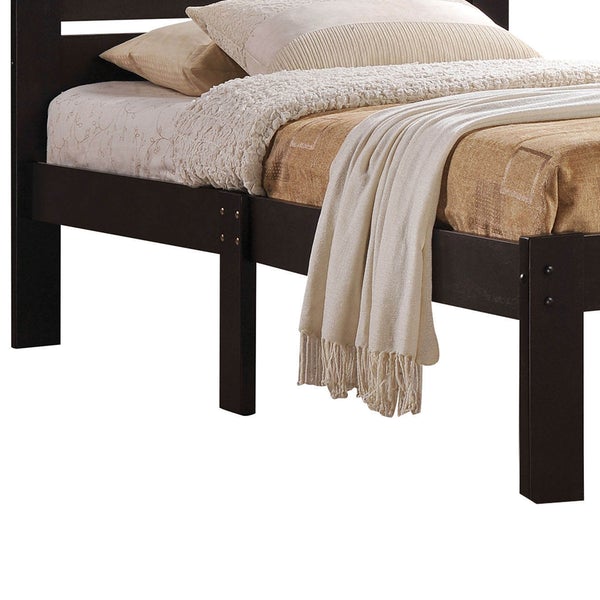 Kenney Elegant Queen Bed, Espresso