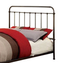 Benzara Metal Queen Size Platform Bed
