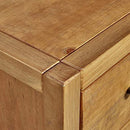 Transitional Style Wooden Dresser With Three Spacious Drawers, Brown - BM203367