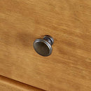 Transitional Style Wooden Dresser With Three Spacious Drawers, Brown - BM203367