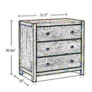 Transitional Style Wooden Dresser With Three Spacious Drawers, Brown - BM203367