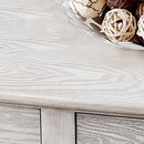 Transitional Wooden Coffee Table With Turned Legs And 2 Drawers, White