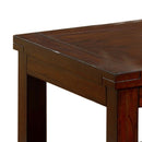 Traditional Coffee Table With Rectangular Top And Tapered Legs, Brown