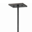 60 Watt Mini Pendant With Wooden Frame And Organza Striped Shade, Brown - BM223702