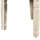 Fabric Upholstered Wooden Arm Chair With Nailhead Trims, Set Of 2, Beige