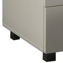 Contemporary Style Wooden Nightstand With 2 Drawers, White